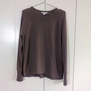 Athleta Coaster Luxe Purple Crew Pullover Super Soft Sweatshirt Women’s XS